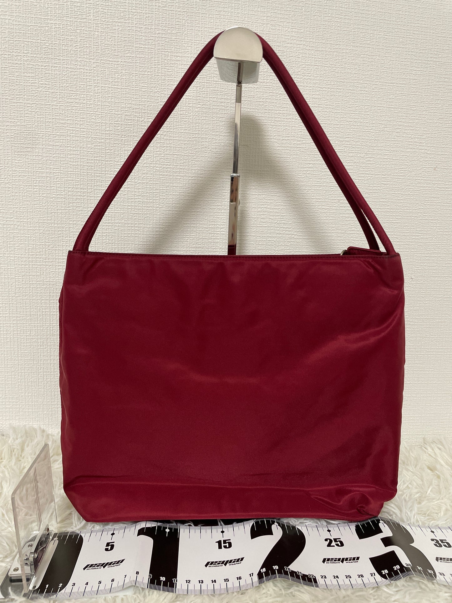 Prada Bordeaux Tote Bags A-16369