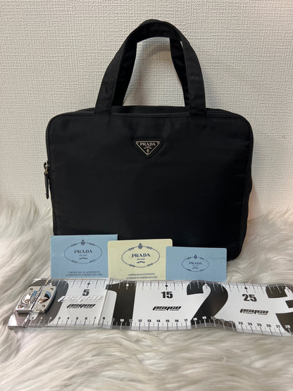 Prada Black Handle Bags A-16372