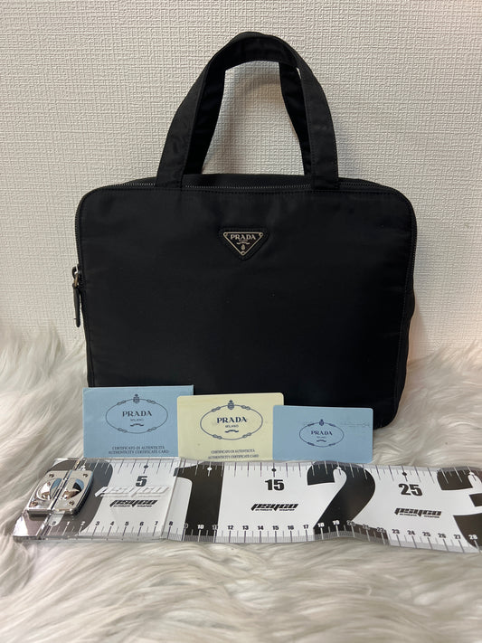 Prada Black Handle Bags A-16372