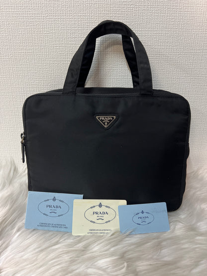 Prada Black Handle Bags A-16372