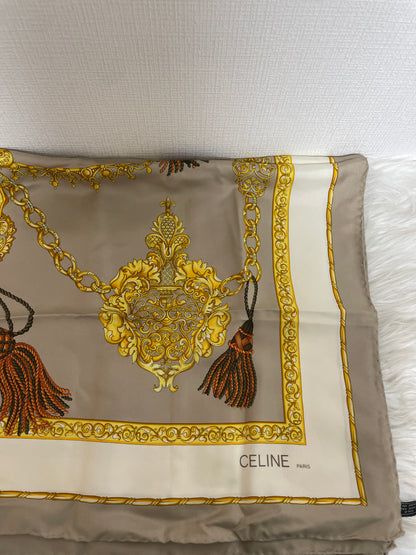 Celine Gray Scarves A-16397