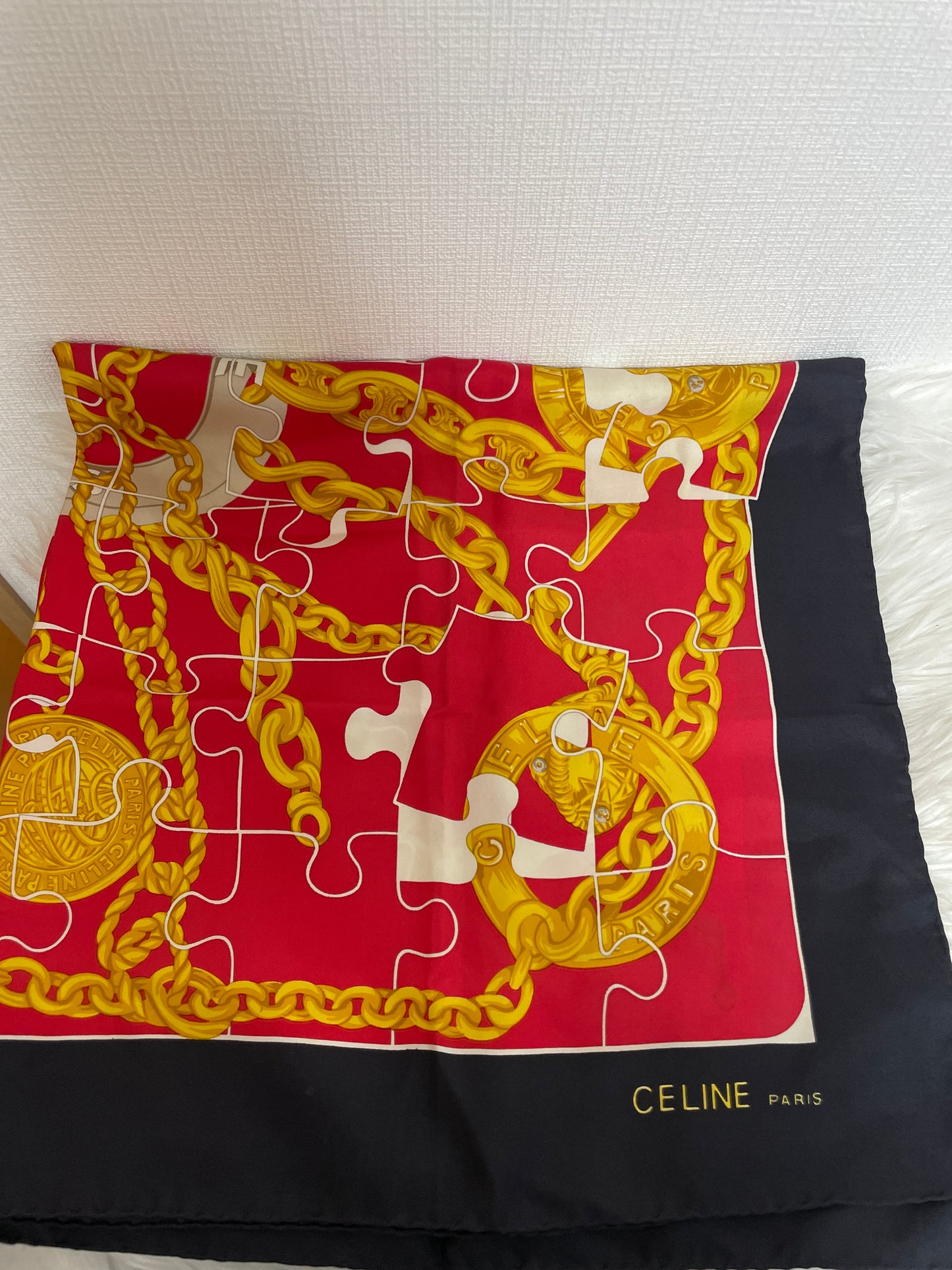 Celine Red Scarves A-16399