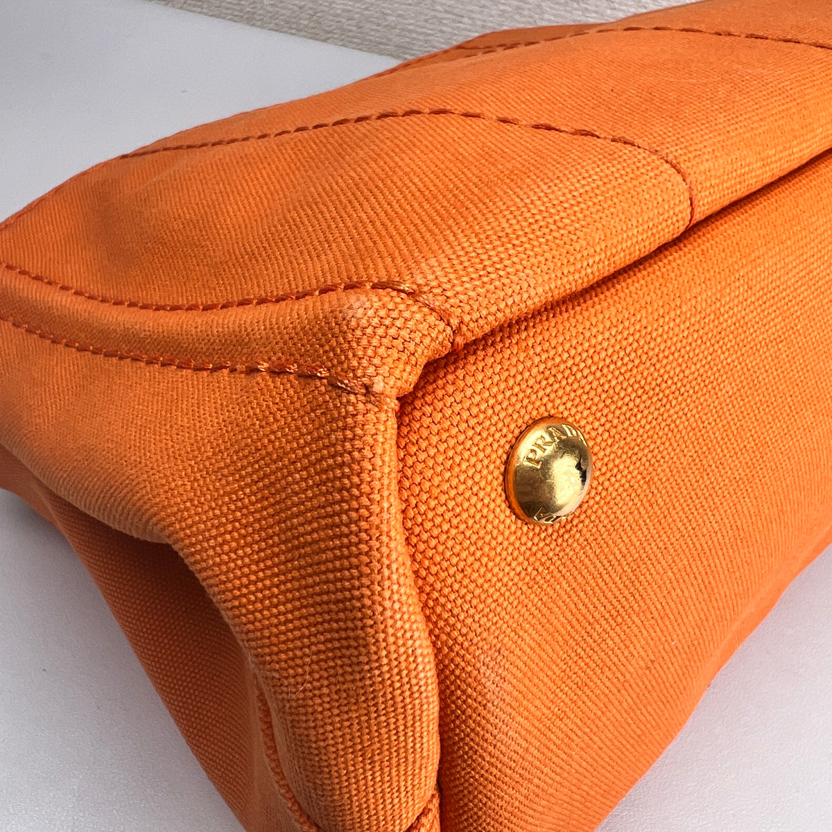 Prada Orange Tote Bags A-16419