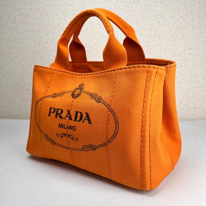 Prada Orange Tote Bags A-16419
