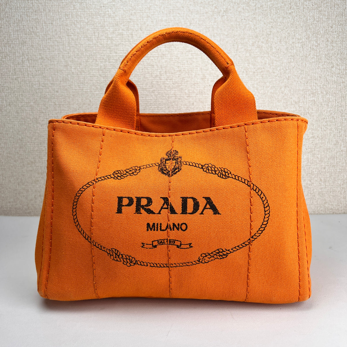 Prada Orange Tote Bags A-16419