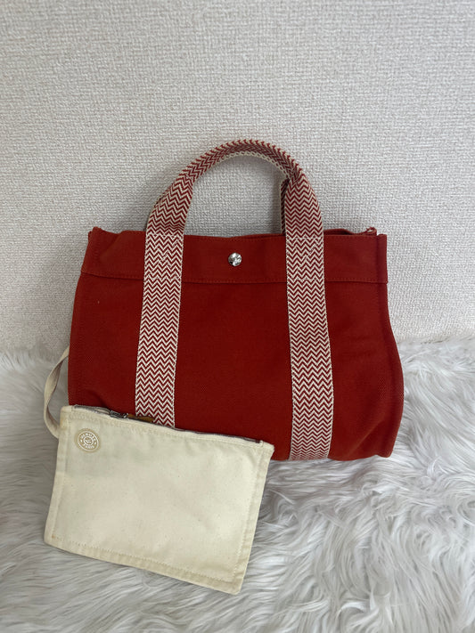 Hermes Red Tote Bags A-16430
