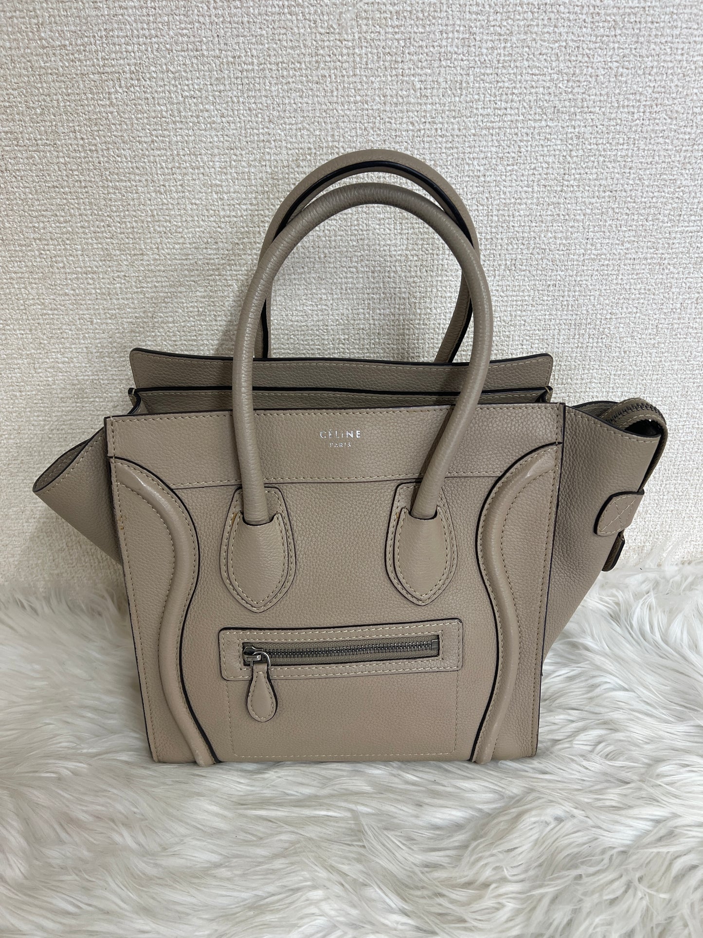 Celine Beige Handle Bags A-16441