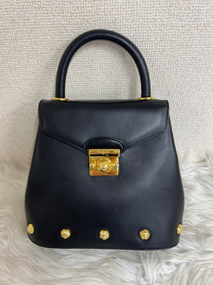 Ferragamo Black Handle Bags A-16444