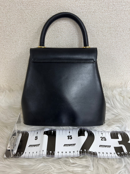 Ferragamo Black Handle Bags A-16444