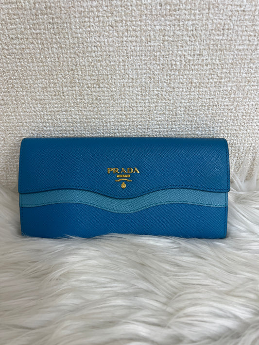 Prada Blue Wallets A-16469