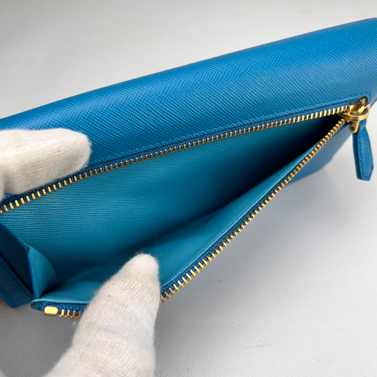 Prada Blue Wallets A-16469