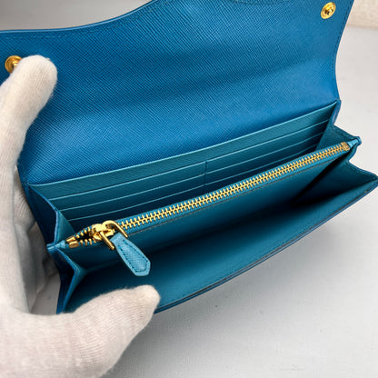 Prada Blue Wallets A-16469