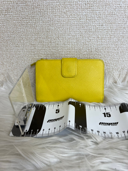 Prada Yellow Wallets A-16478