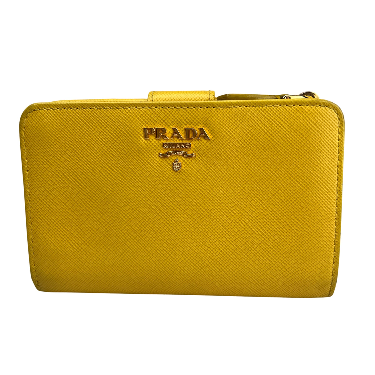 Prada Yellow Wallets A-16478