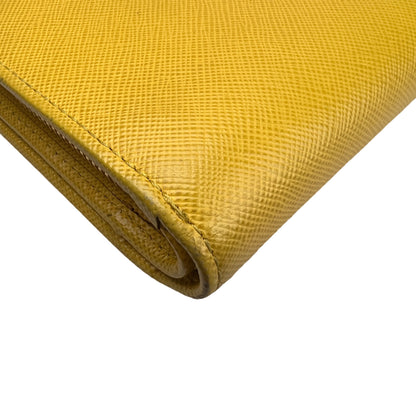 Prada Yellow Wallets A-16478
