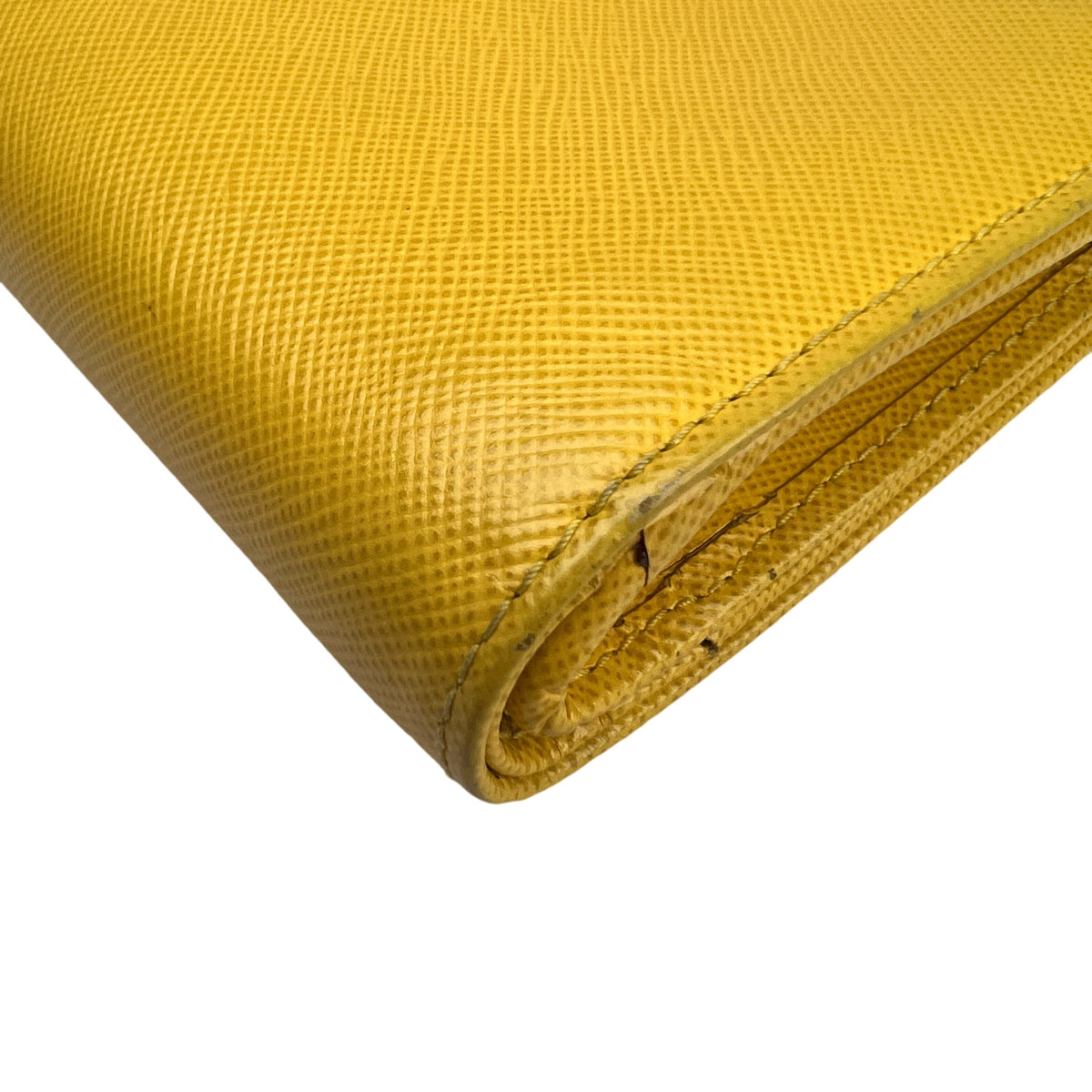 Prada Yellow Wallets A-16478