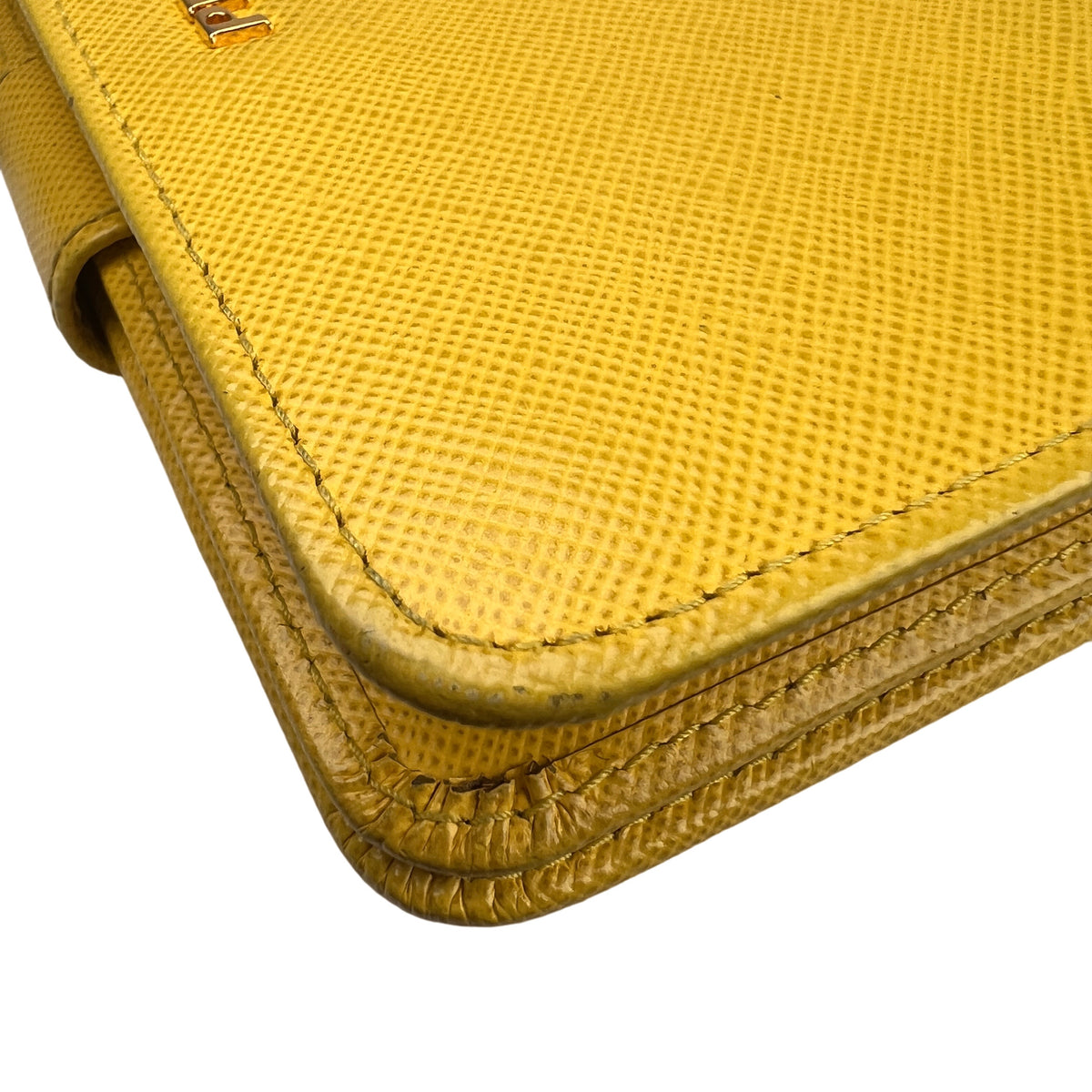 Prada Yellow Wallets A-16478