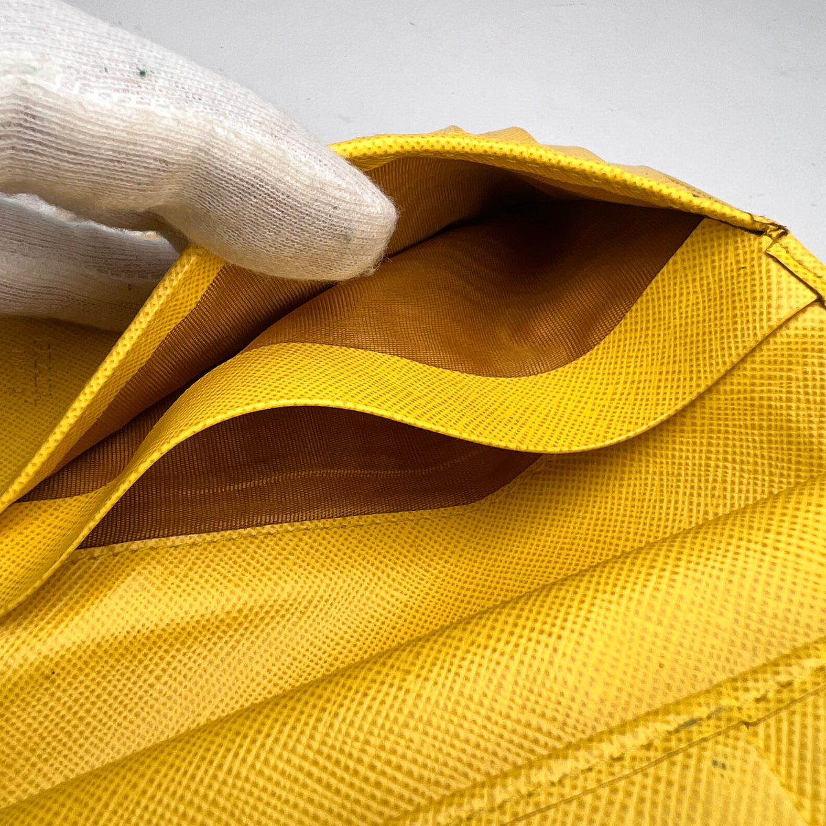 Prada Yellow Wallets A-16478
