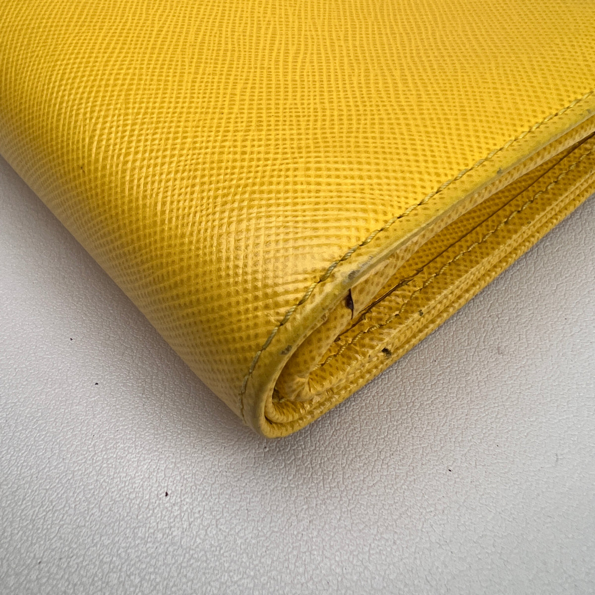 Prada Yellow Wallets A-16478