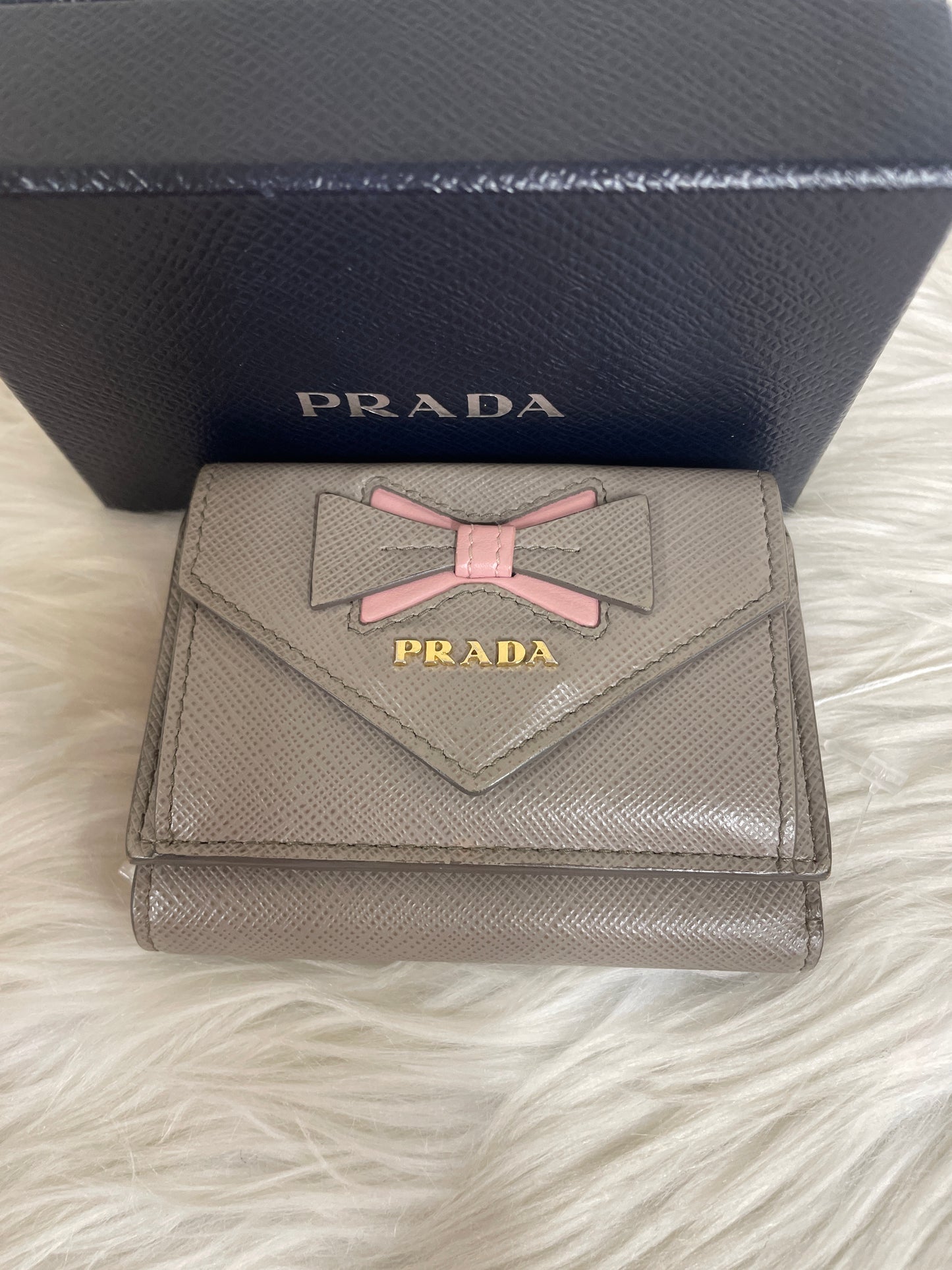 Prada Gray Wallets A-16483