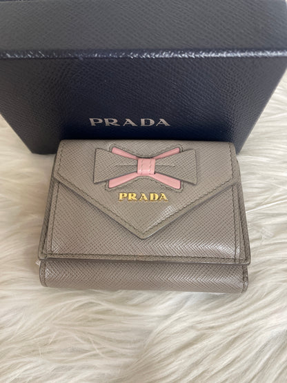 Prada Gray Wallets A-16483