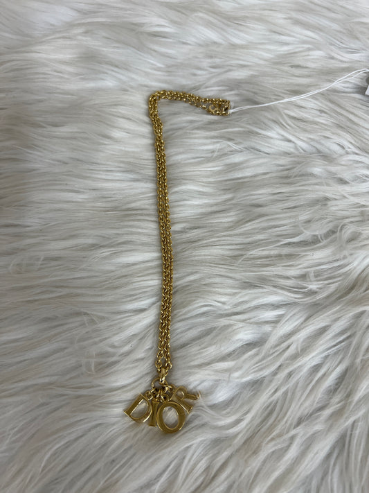 Dior Gold Necklaces A-16493