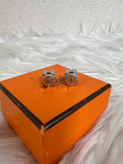 Hermes Blue Earrings A-16494