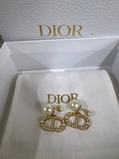 Dior Gold Earrings A-16496