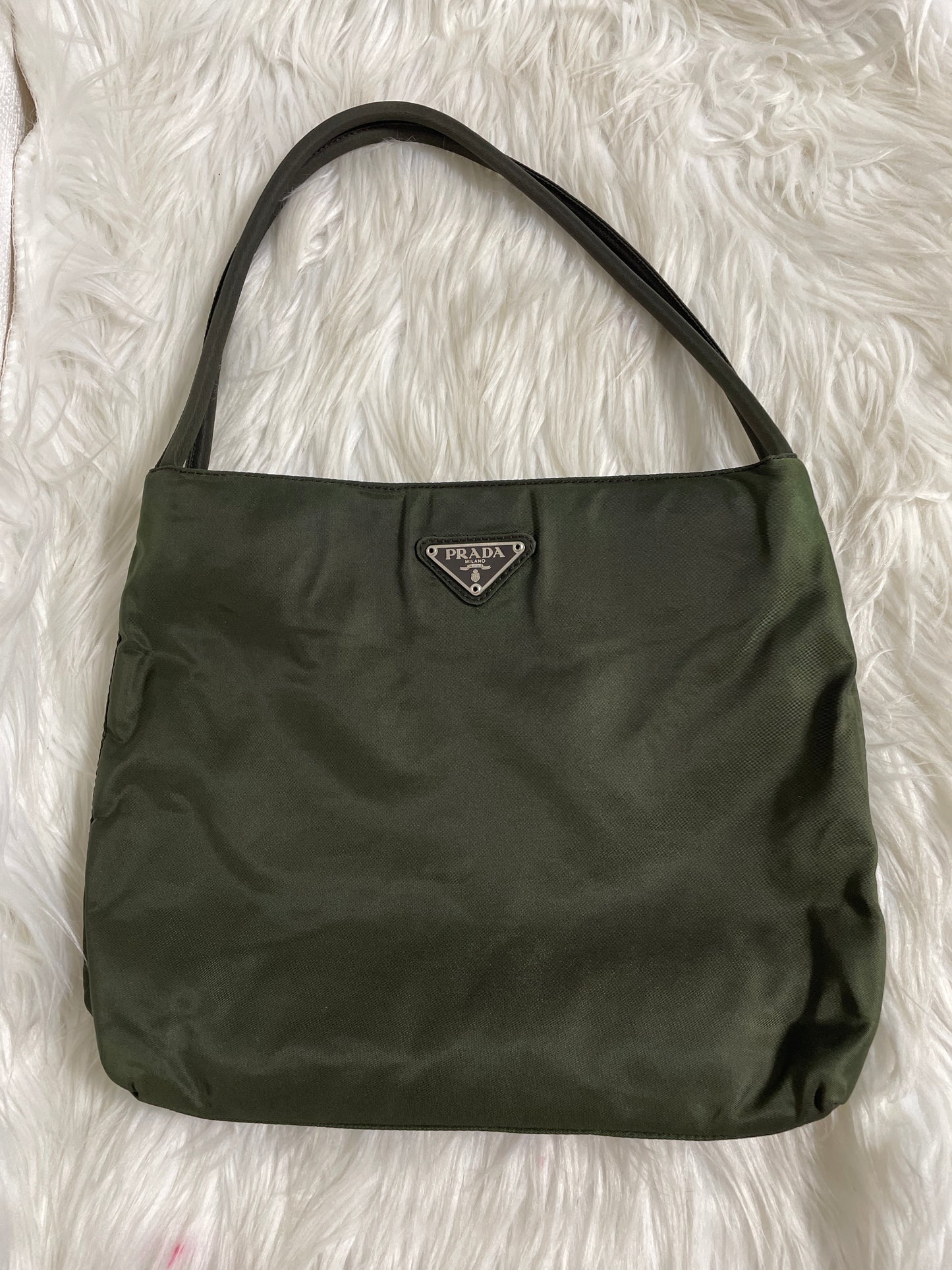 Prada Green Handle Bags A-16538