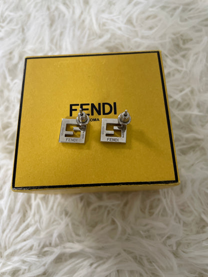 Fendi Silver Earrings A-16555