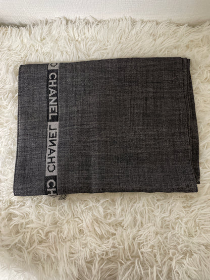Chanel Gray Scarves A-16561