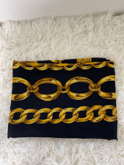 Chanel Black Scarves A-16562