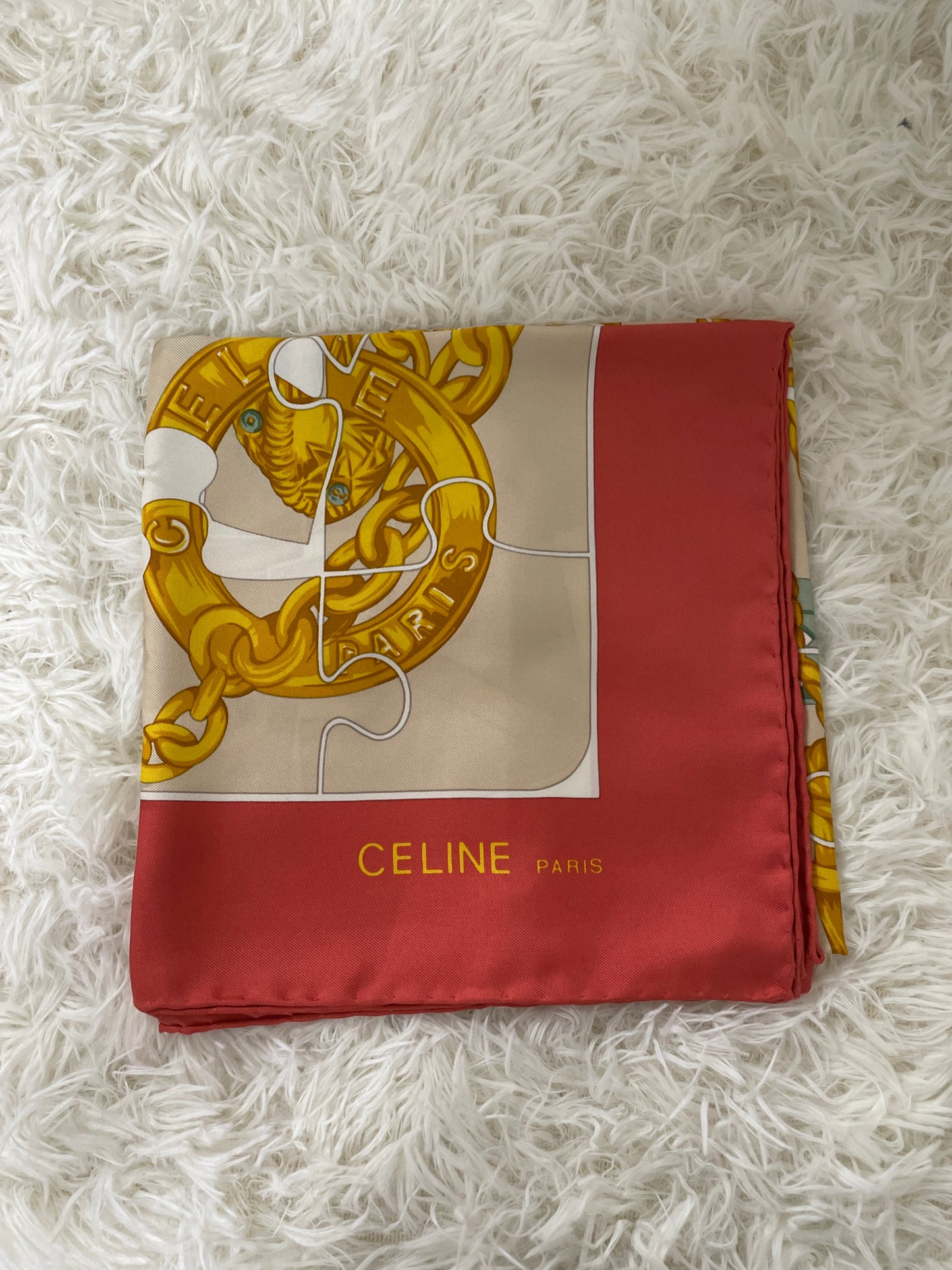 Celine Beige Scarves A-16565
