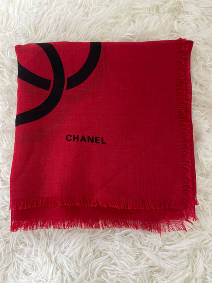Chanel Red Scarves A-16571