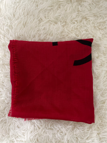 Chanel Red Scarves A-16571