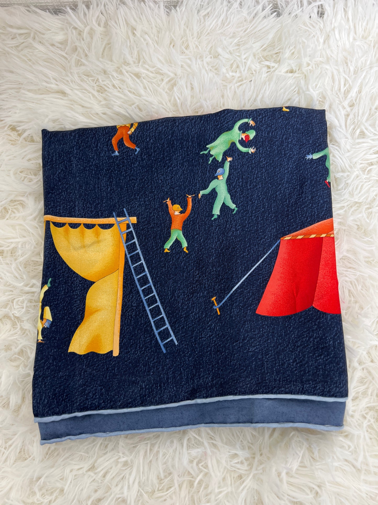 Bvlgari Navy Scarves A-16578