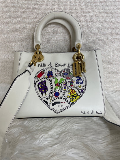 Dior White Shoulder Bags A-16591
