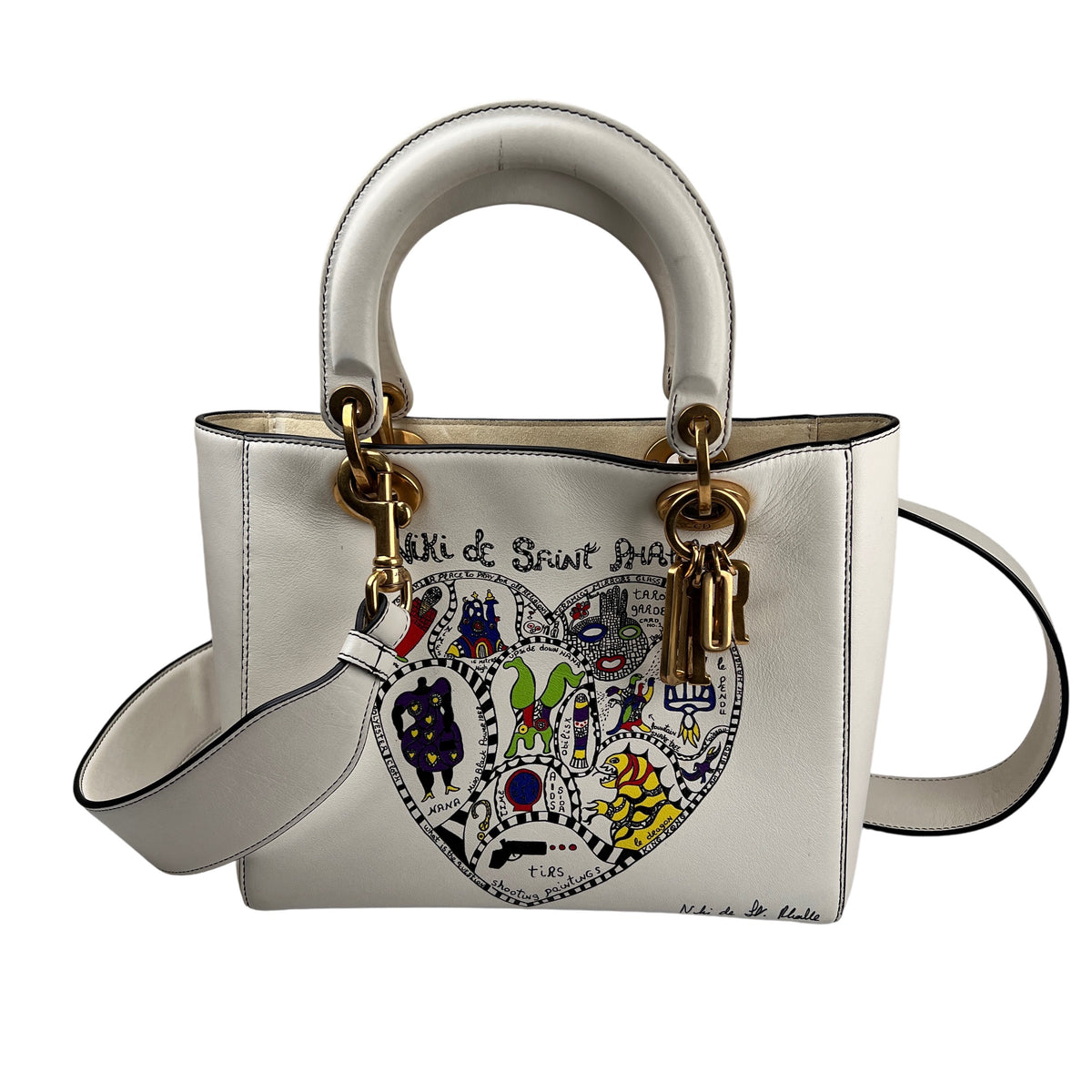 Dior White Shoulder Bags A-16591