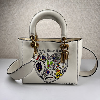 Dior White Shoulder Bags A-16591