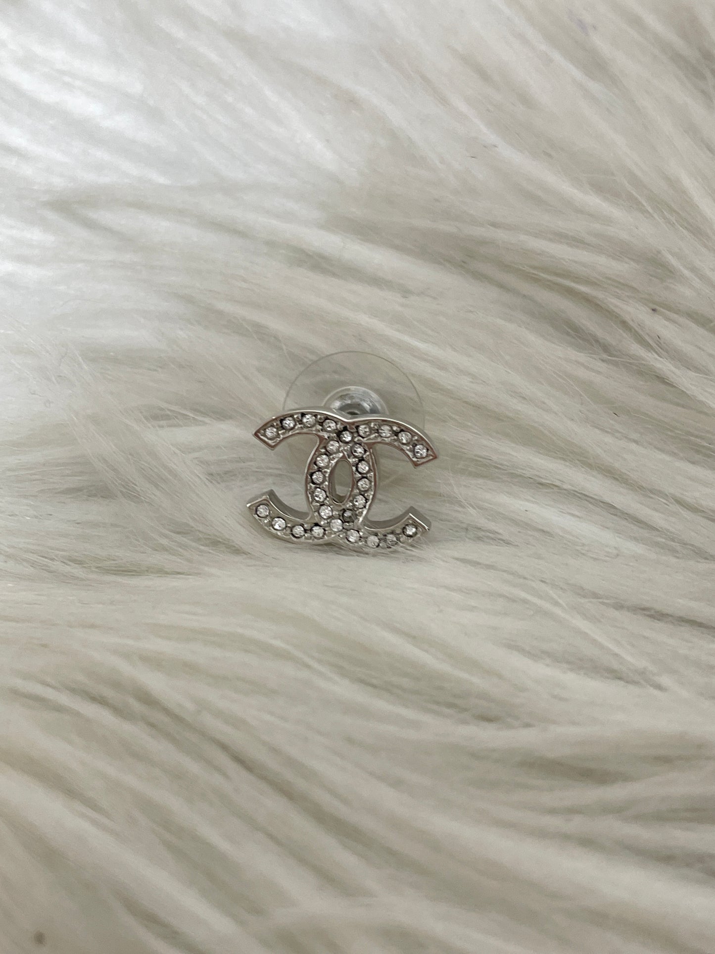 Chanel Silver Earrings A-16620