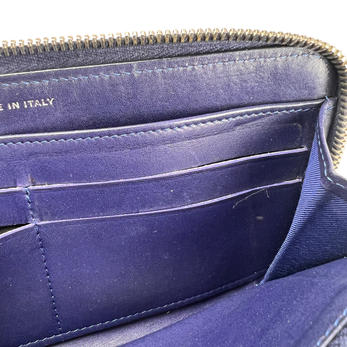 Chanel Navy Wallets A-16640