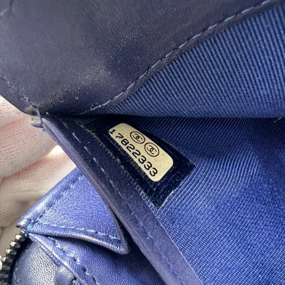 Chanel Navy Wallets A-16640