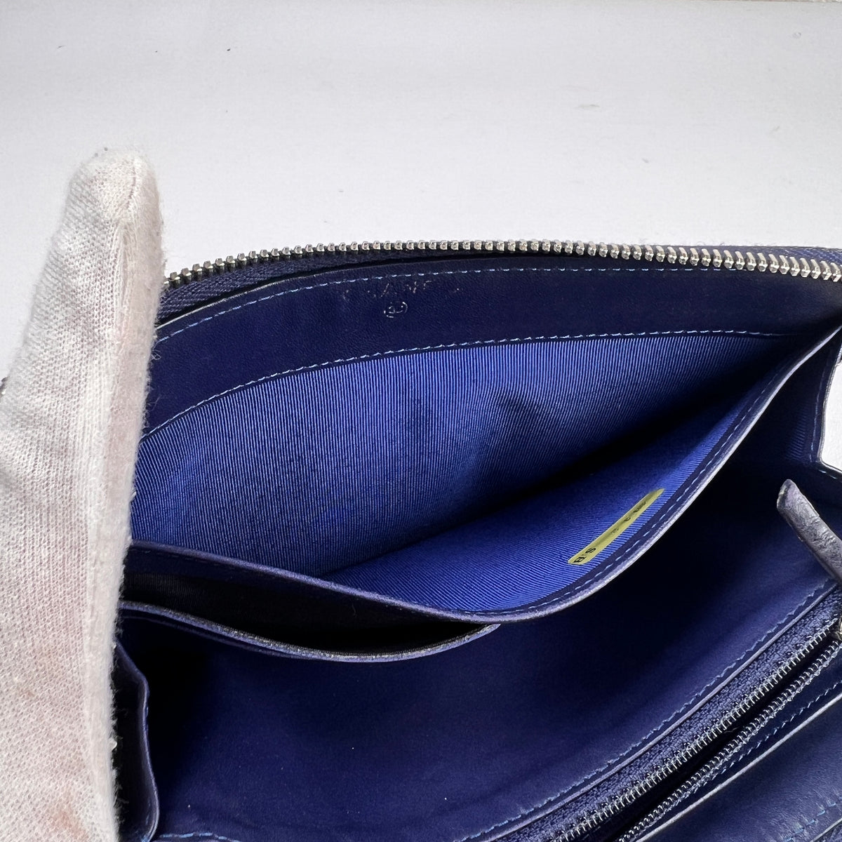 Chanel Navy Wallets A-16640