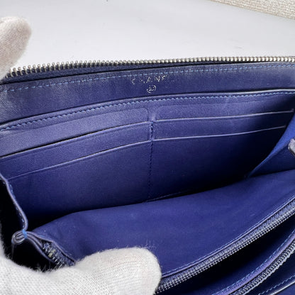 Chanel Navy Wallets A-16640