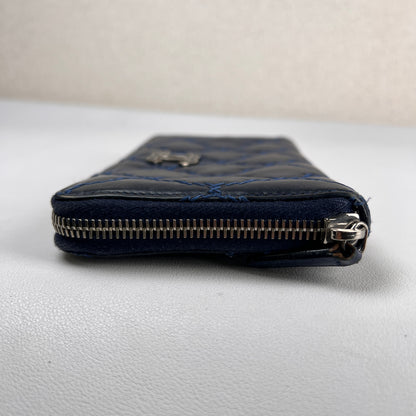 Chanel Navy Wallets A-16640