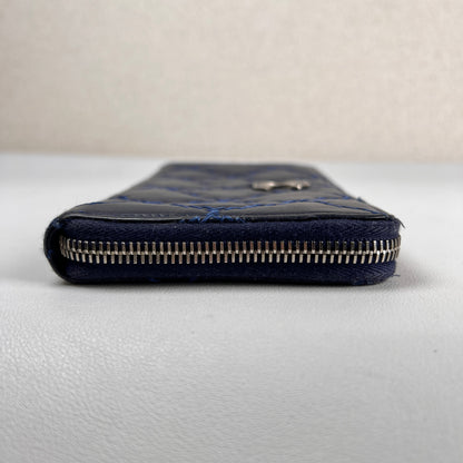 Chanel Navy Wallets A-16640