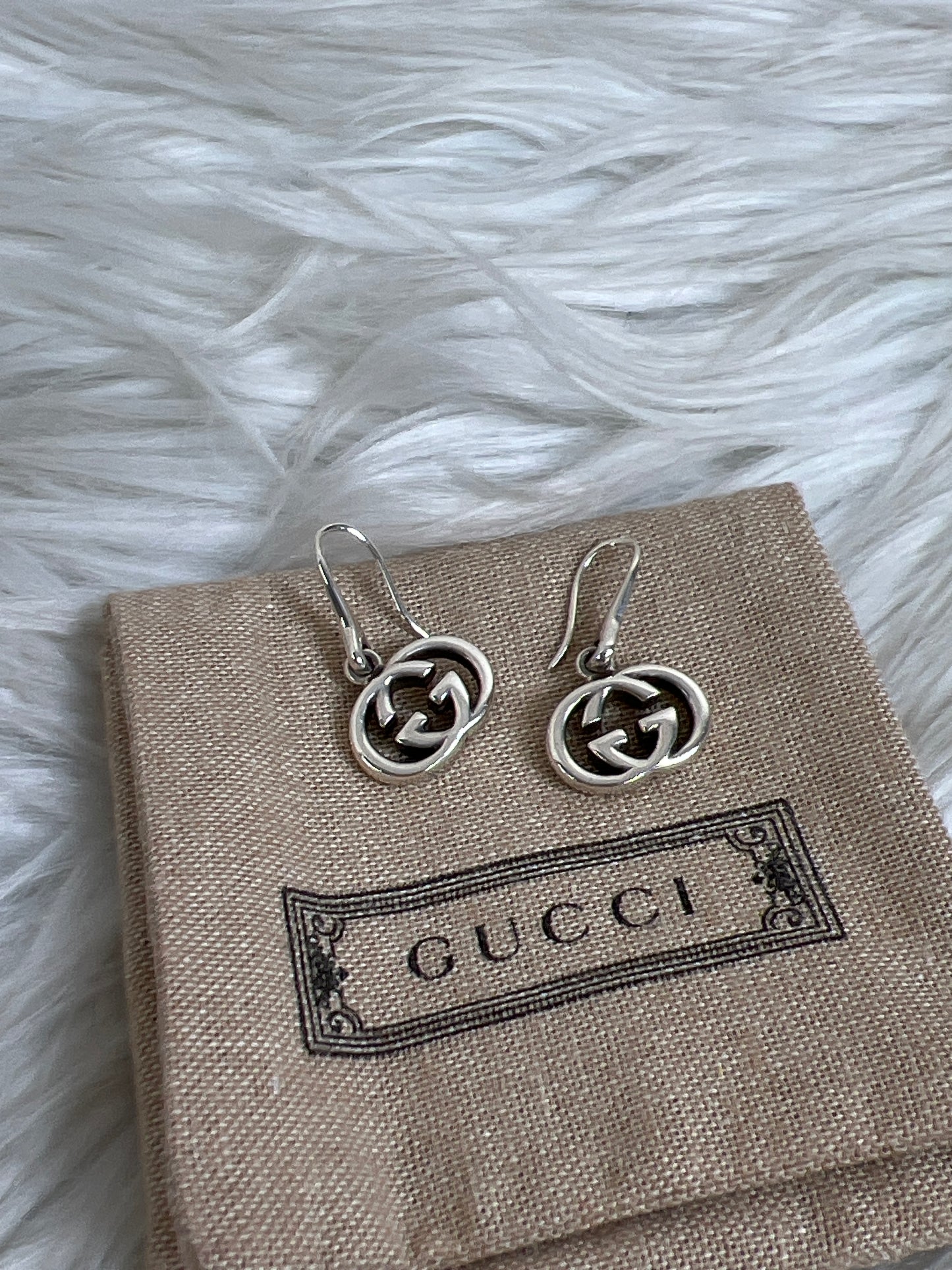 Gucci Silver Earrings A-16657