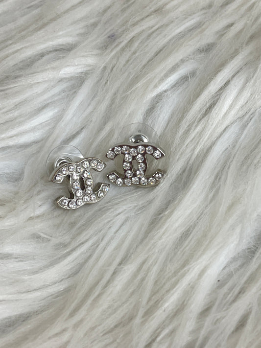 Chanel Silver Earrings A-16680