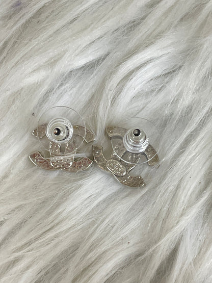 Chanel Silver Earrings A-16680