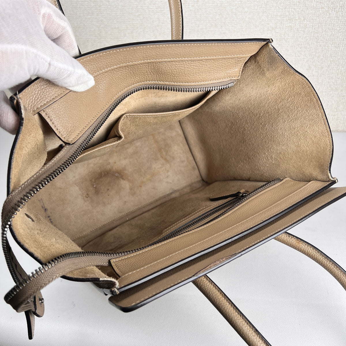 Celine Beige Handle Bags A-16682
